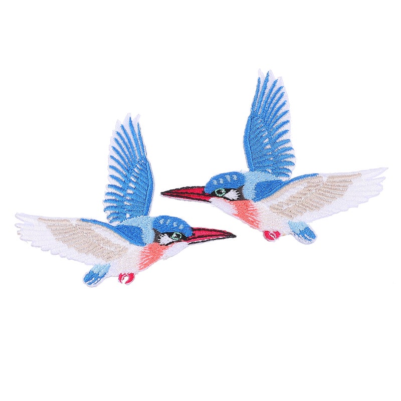 DIY Applique Patches with Bird Patterns for Creative Clothing Customization and Decoration - Image 1