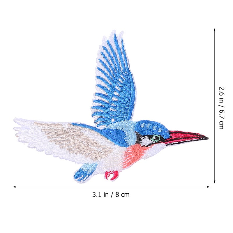 DIY Applique Patches with Bird Patterns for Creative Clothing Customization and Decoration - Image 2
