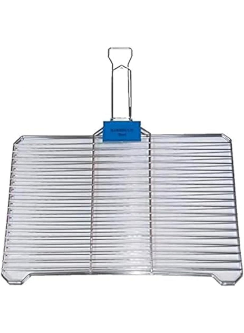Reusable BBQ Grilling Mesh Mat 50 × 60 cm, Non-Stick Grill Net for Barbecue, Oven and Outdoor Cooking