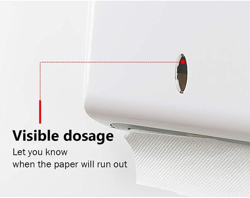 TARGET HYGIENE Multi Fold Tissue Paper Napkin Dispenser with Free 2 Packet of Multi fold Tissue Paper Refill - Image 4