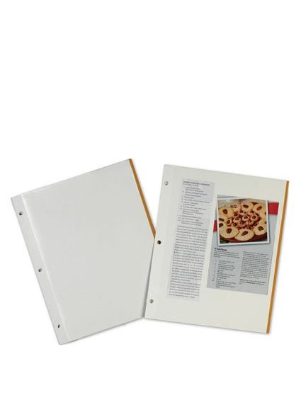 Meadowsweet Kitchens Meadowsweet Kitchens 3 Ring Binder Book 12 TwoSided SelfAdhesive Magnetic Protector Pages For Recipe Clippings Or Full Page Sheets 