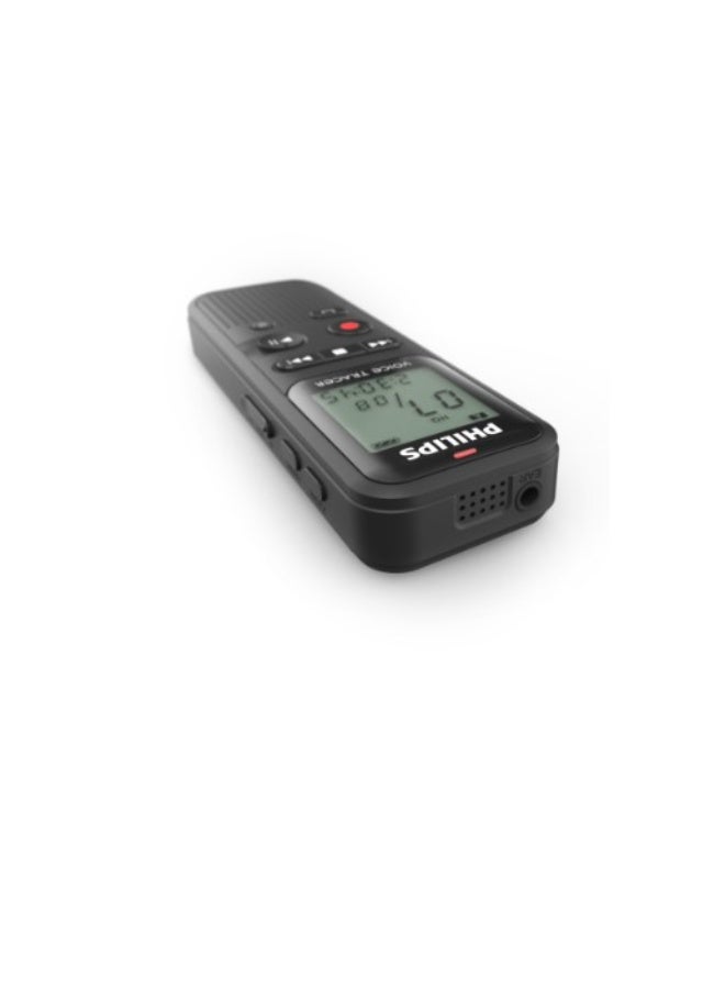 Philips Voice Tracer DVT1160 Digital Voice Recorder – 8GB Memory, Voice Activation, One-Touch Recording, Long Battery Life DVT1160 BLACK - Image 3