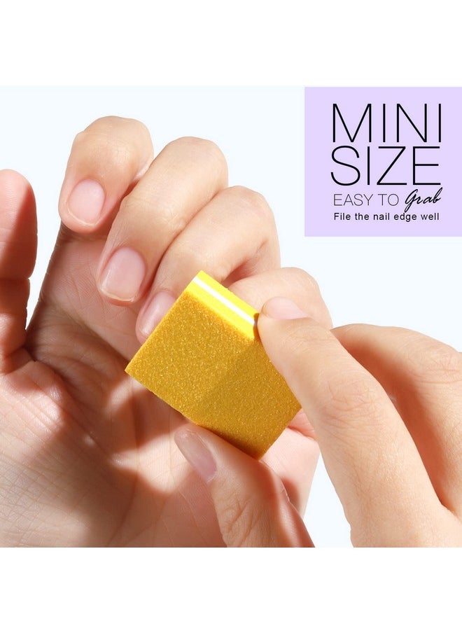 FANDAMEI Mini Nail Buffers And Files 20 Count Mini Sponge Nail Buffer Block 1Pcs 100180 Nail File And 1Pcs 10004000 Nail Polishing Buffer. Professional Nail Buffer File Tools Kit For Nail Care  - Image 5