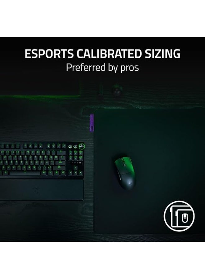 Razer Gigantus V2 Pro Soft Esports Gaming Mouse Pad (Max Control) – Ultra-High Friction Cloth Surface, Tracking Accuracy, GlideCore Foam, Anti Slip Base, Low-Profile Stiched Edges – Large | RZ02-05490100-R3M1 - Image 2