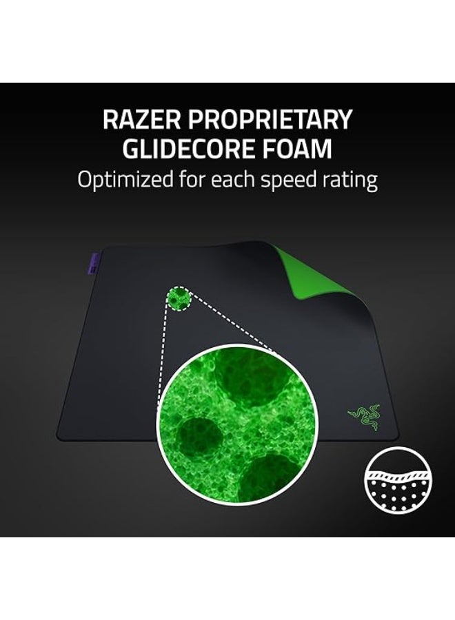 Razer Gigantus V2 Pro Soft Esports Gaming Mouse Pad (Max Control) – Ultra-High Friction Cloth Surface, Tracking Accuracy, GlideCore Foam, Anti Slip Base, Low-Profile Stiched Edges – Large | RZ02-05490100-R3M1 - Image 4