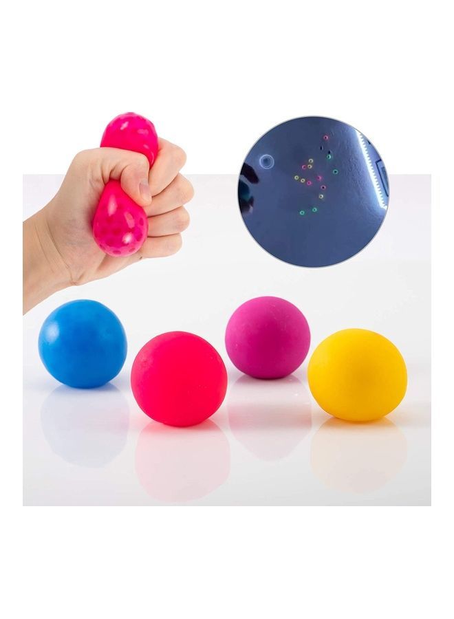 NIBEMINENT 4-Piece Glowing Stress Relief Sticky Balls - Image 1