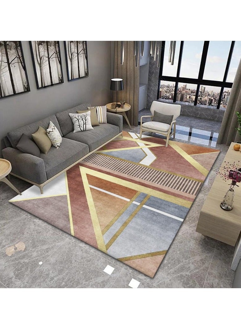 سجادة برتقالية عصرية مريحة وناعمة من سلسلة سكوالتي الحديثة