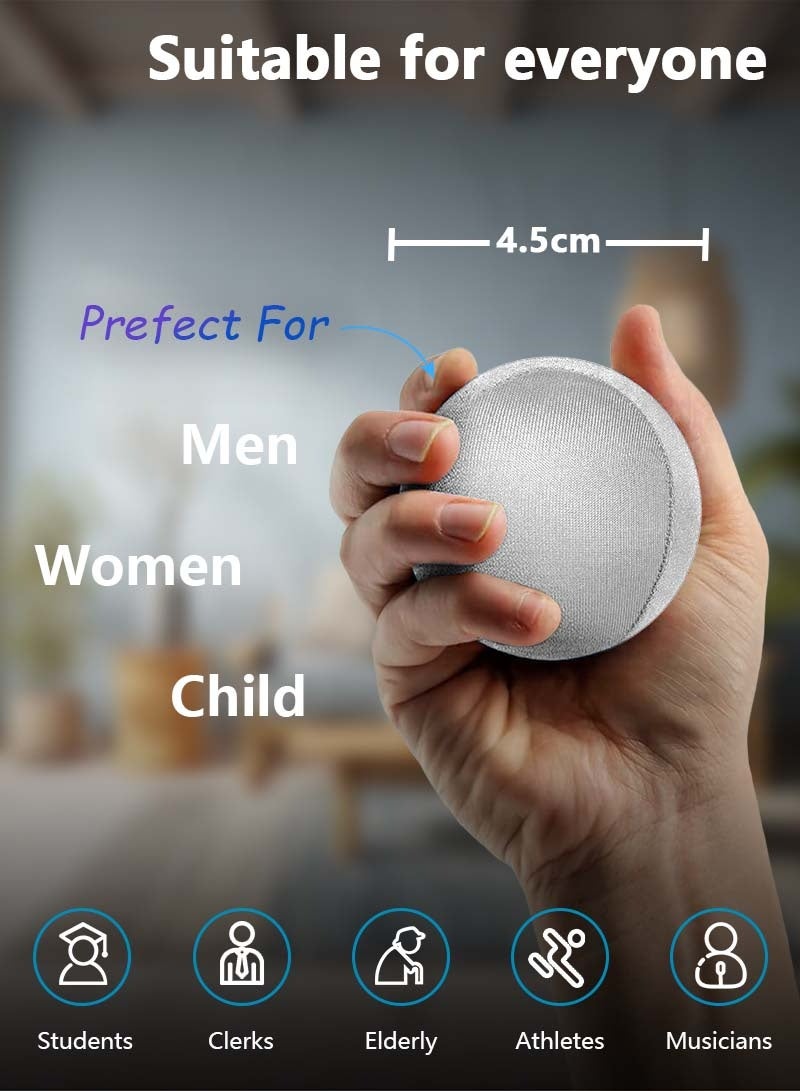 Litus 3-in-1 Hand Grip Exercise Ball Set | 3 Fixed Resistance Levels for Physical Therapy, Grip Strength Training, Muscle Recovery & Fitness at Home/Gym - Image 2