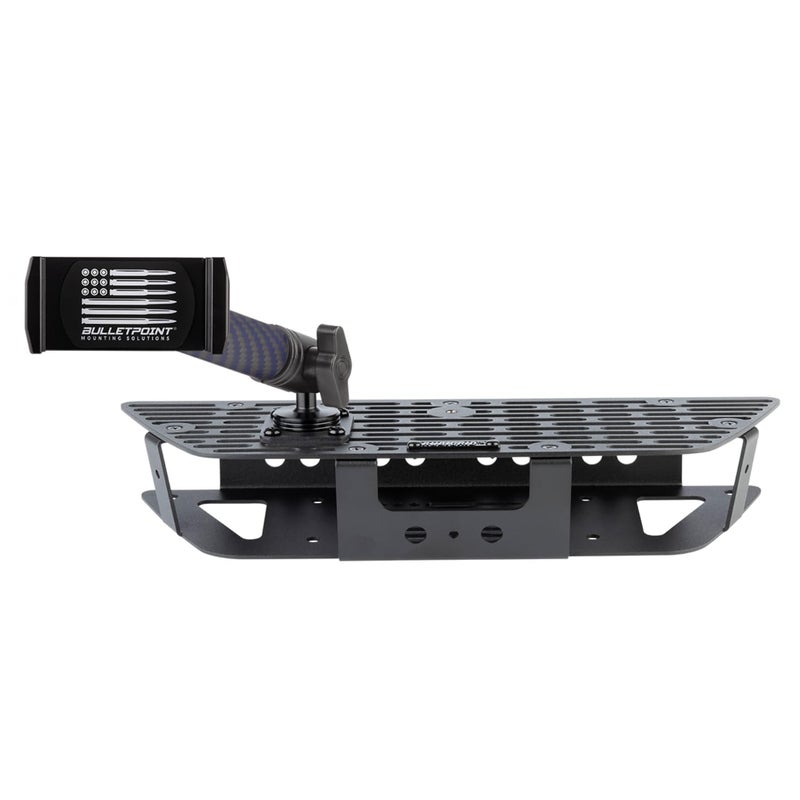 Bulletpoint RubiGrid Metal Dash Mount Phone Holder Compatible with 2019 Chevrolet Silverado GMC Sierra MultiDevice Holder with 20mm Ball System