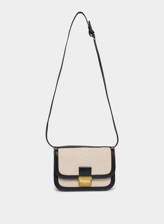 Styli Two Tone Crossbody Bag - Image 2