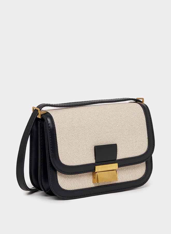 Styli Two Tone Crossbody Bag - Image 5