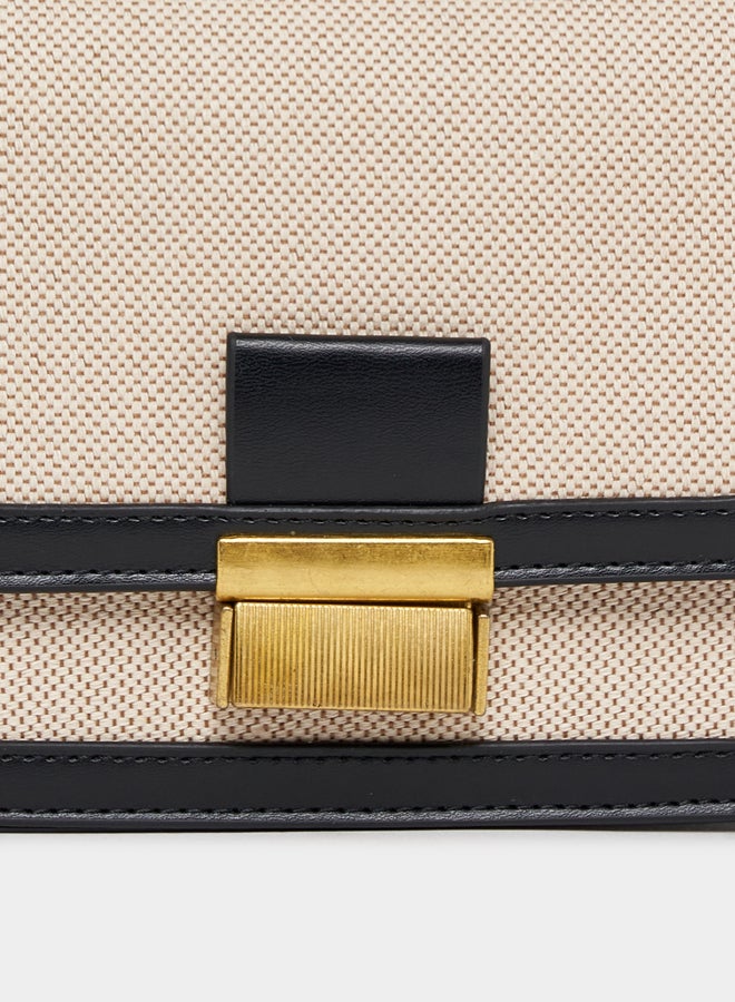 Styli Two Tone Crossbody Bag - Image 3