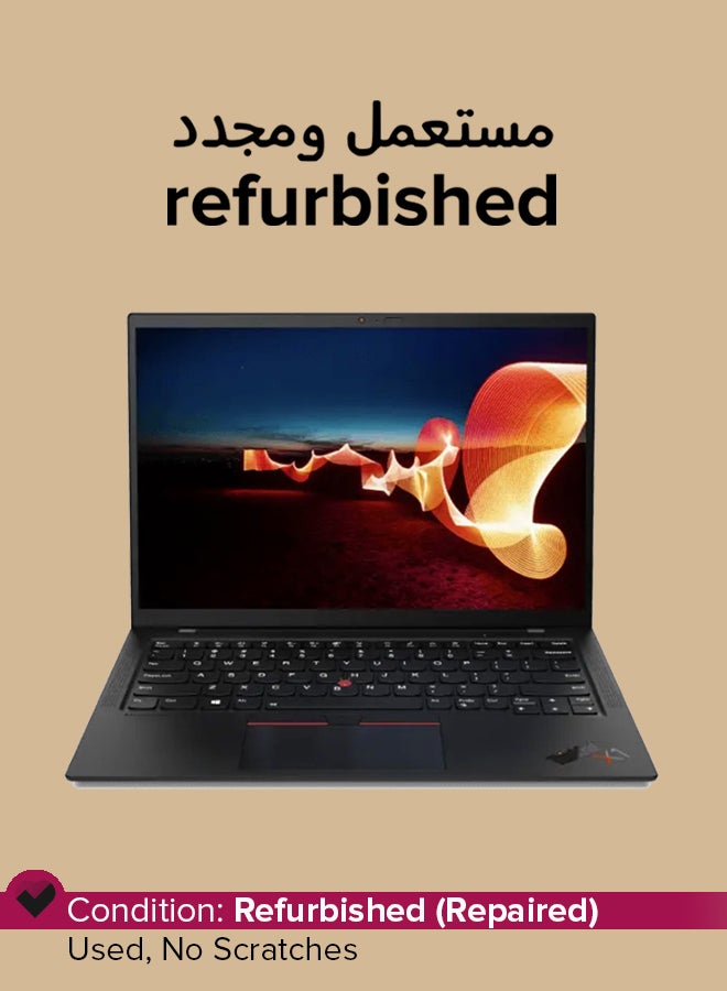 Lenovo Refurbished - Thinkpad X1 Carbon Gen 9 Laptop With 14-Inch Full HD Display, Intel Core i7 Processor/11th Gen/Dual Core/16GB RAM/512GB SSD/Intel UHD Graphics/Windows 10 Pro English Black - Image 1