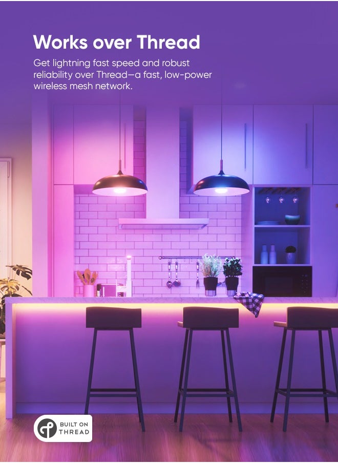 Nanoleaf - Essentials LED Lighstrip 2M | MATTER Edition Starter Kit - Smart LED Light for Home/Office, Color Changing RGBCW, Dimmable Light, Bluetooth/Thread Enabled, works with iOS/Android - Image 1