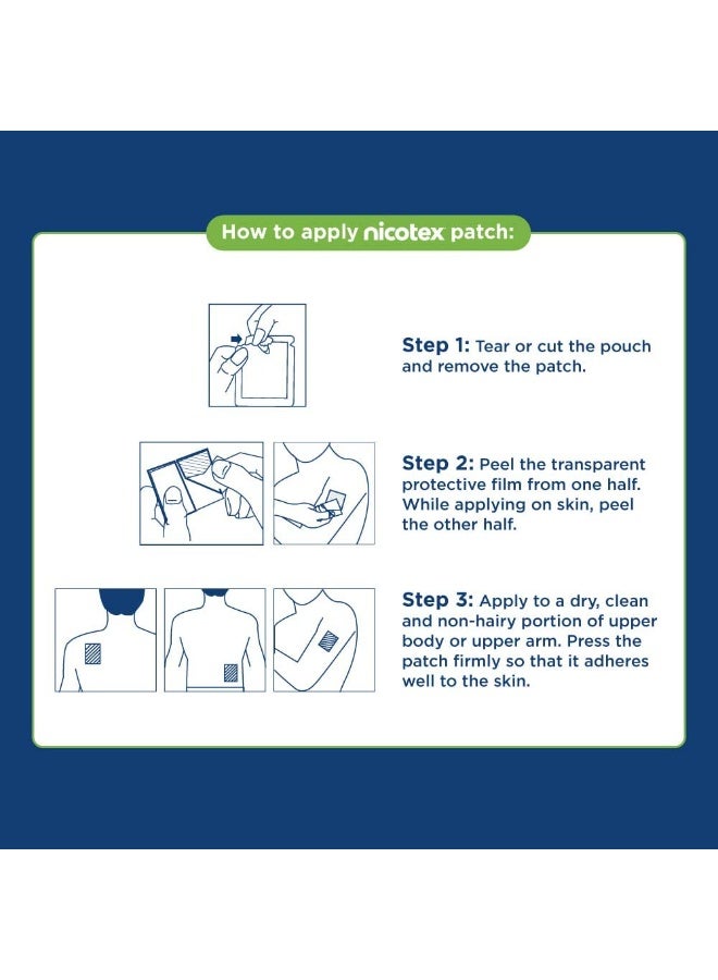 سيبلا لصقة نيكوتكس من سيبلا، نيكوتين عبر الجلد، 14 ملغ | تساعد على الإقلاع عن التدخين | علاج معتمد من منظمة الصحة العالمية | لصقة واحدة (عبوة من 3 لصقات) - Image 2