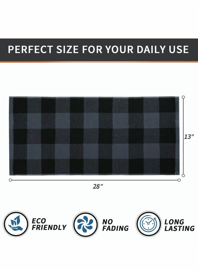Excefore - Microfiber Kitchen Rags, Cleaning Cloth for Dishes, All-Purpose - Absorbent and Lint Free Household Dish Rags with Scrub Side, Washing Dishes Fast Drying（6） - Image 1
