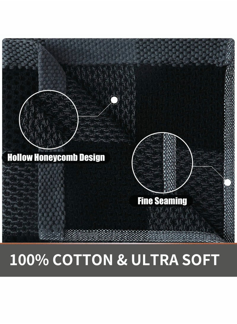Excefore - Microfiber Kitchen Rags, Cleaning Cloth for Dishes, All-Purpose - Absorbent and Lint Free Household Dish Rags with Scrub Side, Washing Dishes Fast Drying（6） - Image 1