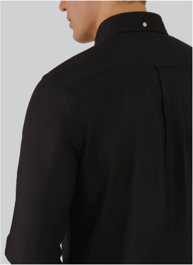 غانت Regular Fit Beefy Oxford Shirt