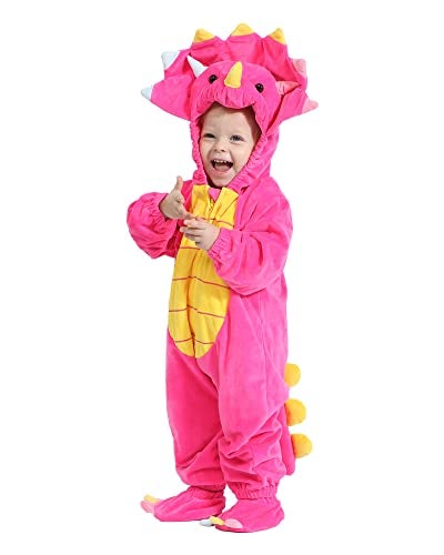 HSCTEK Baby Dinosaur Costume Newborn Triceratops Costume for Baby Girls Boys Baby Halloween Costume for Toddler Infant 36Months - Image 5