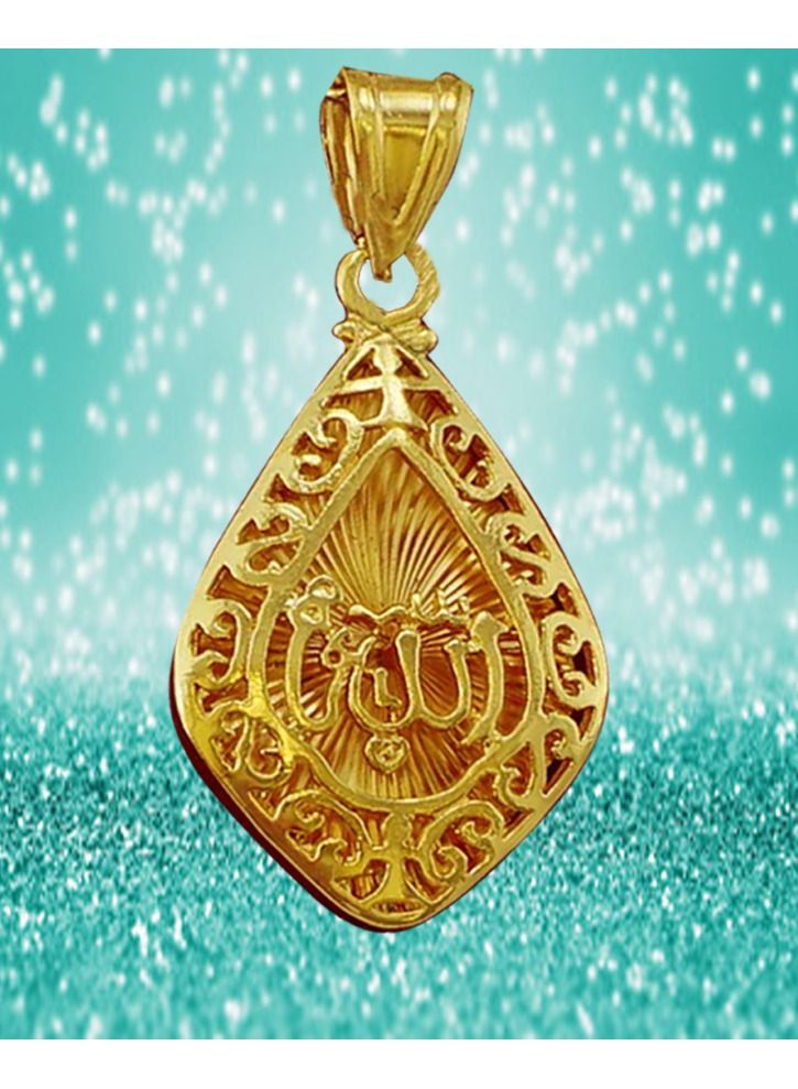 DubaiGallery Fashion Jewelry Highly craftsmanship Hearts Islamic Allah Pendant Charms Necklace Religious Muslim Jewelry Gift For Women Gold Color Jewelry - Image 2