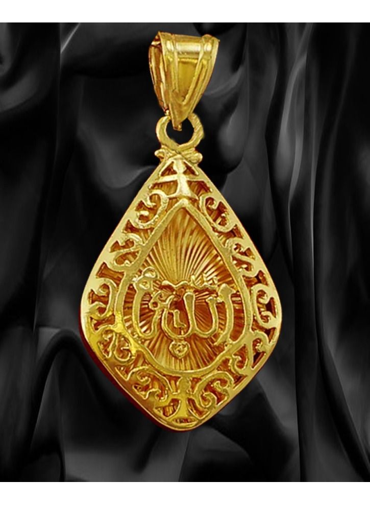 DubaiGallery Fashion Jewelry Highly craftsmanship Hearts Islamic Allah Pendant Charms Necklace Religious Muslim Jewelry Gift For Women Gold Color Jewelry - Image 1