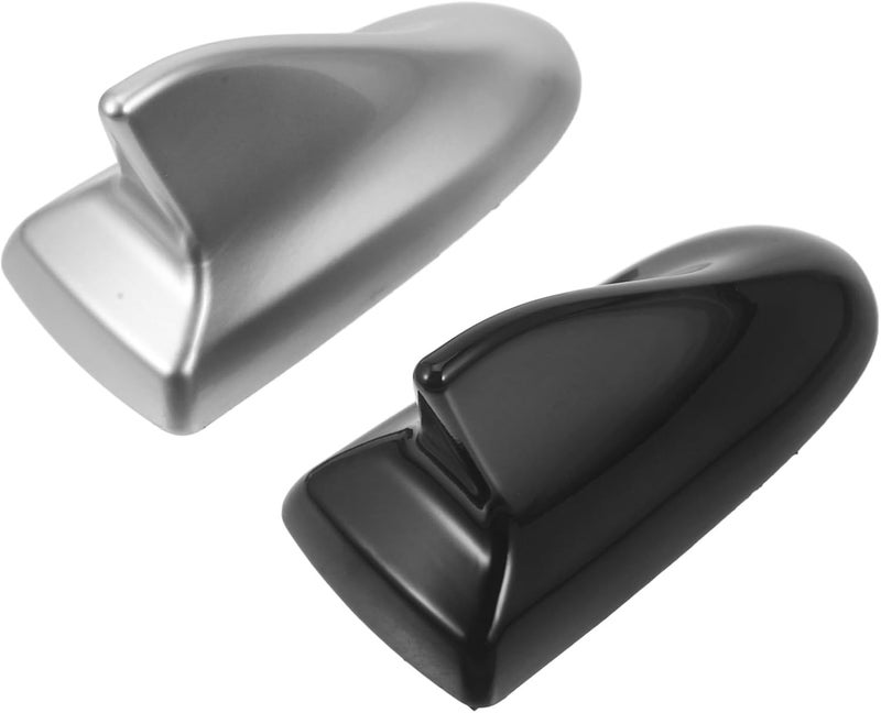 Market popular practical build 2pcs Car Shark Fin Antenna Cover Stylish Roof Decoration Easy Installation Durable Gloss Finish Compatible with Various Vehicle Models Black Silver Most item matching trendy design Storage & transit friendly Pre-stock well-packed goods Integrated warehouse solution Timely planned dispatch All-round applied quality Remote village delivery cover Dense material Market popular practical build Oil resistant Liquid tight joint Multi-use upgraded craftsmanship All-round well-engineered practical build Universal design Transit & use compatible Size-sorted warehouse storage Easy hand assemble compatible Ventilated design KSA standard compatible design Varied global sizing picks Good ventilation Consistent single item quality Ready-to-ship local stock Heat resistant - Image 1