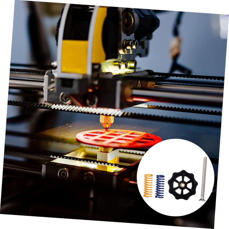 Unomor 3 Sets Printer Leveling Nut Kit Screws Springs For Ender 3 Hot Bed - Image 5