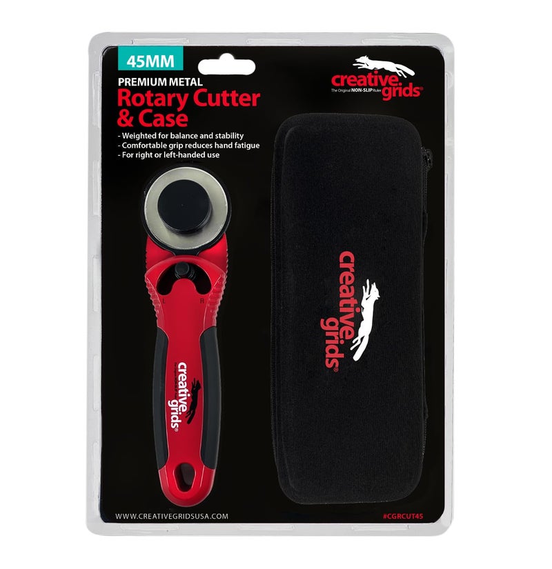 Creative Grids 45mm Rotary Cutter with Case - Image 3