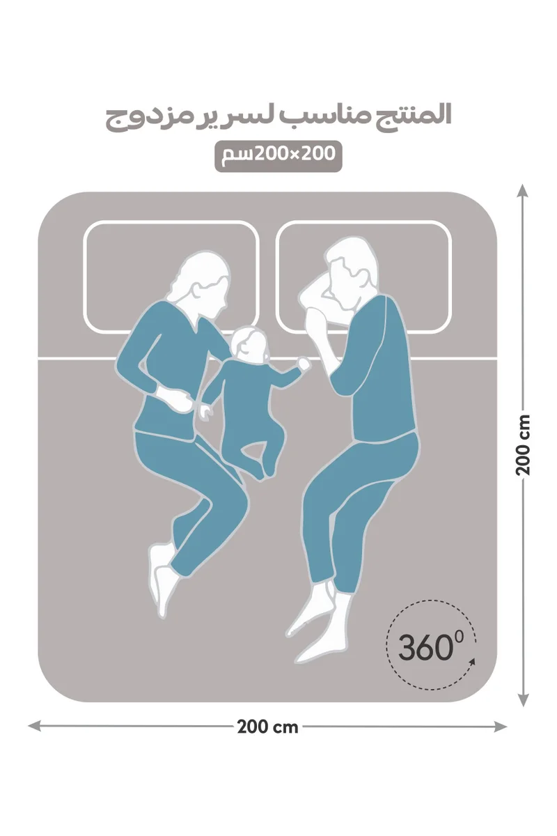 دوناتيلا طقم شرشف سرير 3 قطع مقاس مزدوج يناسب سرير 200×200 سم , مايكروفايبر ناعم , مقاوم للحساسية , مضاد للانكماش , يناسب جميع الفصول