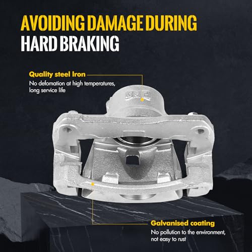 KUSATEC 19B3128 19B3129 Front Disc Brake Caliper Assembly with Bracket Fit for Lexus ES350 2007-2012,2016-2018,Toyota Avalon 2008-2018,Camry 2007-2017, Both Driver and Passenger side - Image 3