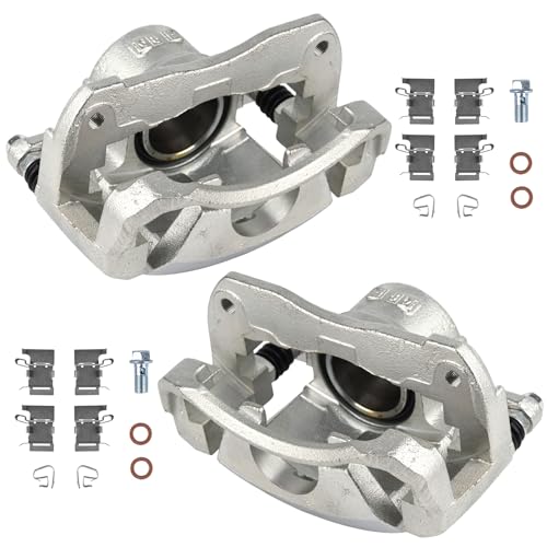 KUSATEC 19B3128 19B3129 Front Disc Brake Caliper Assembly with Bracket Fit for Lexus ES350 2007-2012,2016-2018,Toyota Avalon 2008-2018,Camry 2007-2017, Both Driver and Passenger side - Image 1