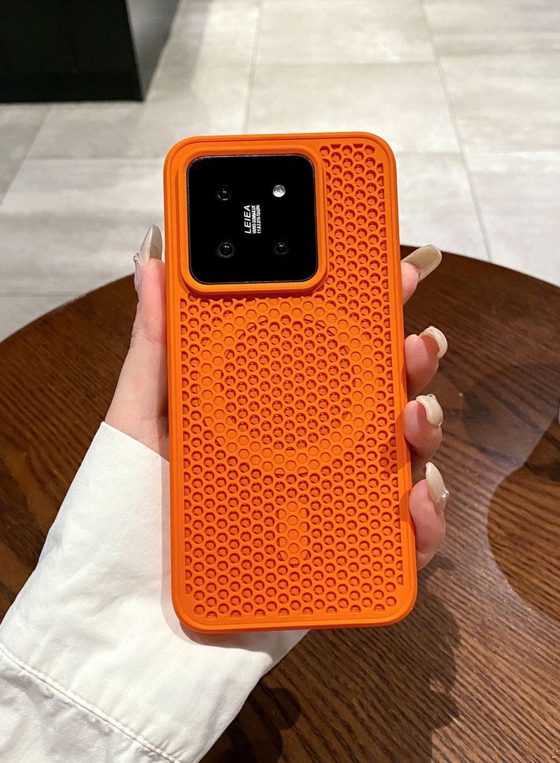 general Xiaomi Mi 15 Thermal Case with Magnetic Ring, Thermal Honeycomb Network, Shockproof Hard PC Slim Case for Xiaomi Mi 15