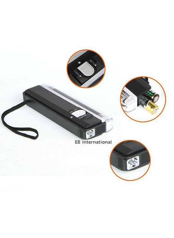 NIBEMINENT Handheld Blacklight UV Lamp And LED Flashlight Black 16x6x2centimeter  - Image 4