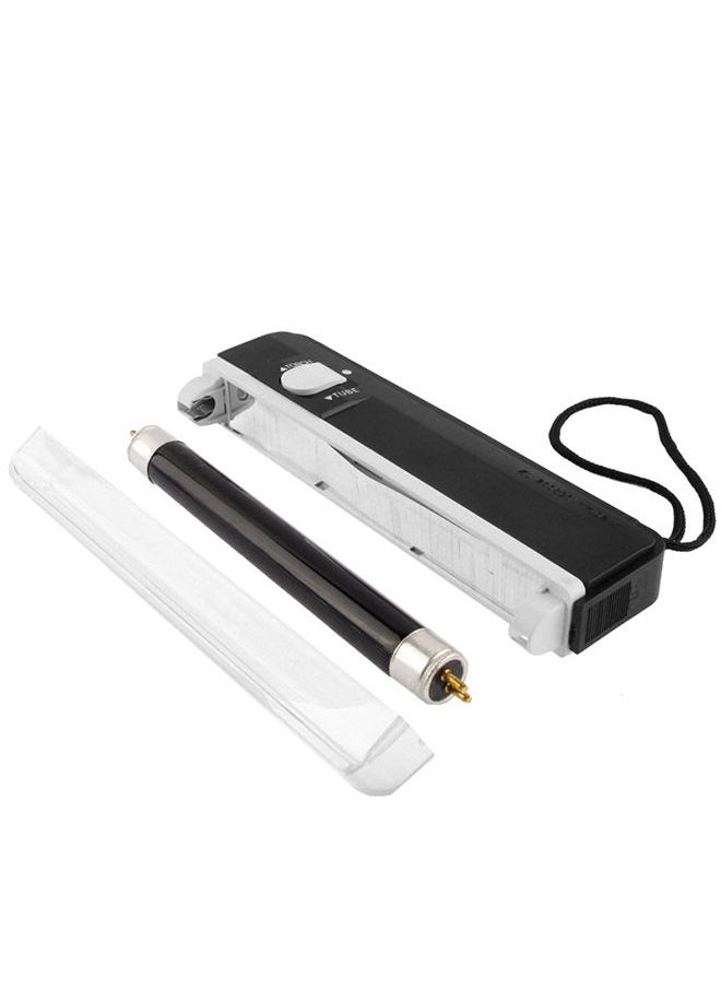 NIBEMINENT Handheld Blacklight UV Lamp And LED Flashlight Black 16x6x2centimeter  - Image 2