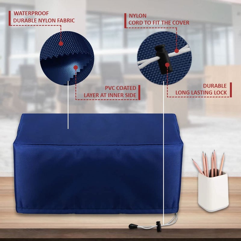 INF Dust Proof Water Proof Washable Printer Cover for Brother HL-L2321D | HL-L2351DW (Blue), Nylon;Polyvinyl Chloride (PVC) - Image 2