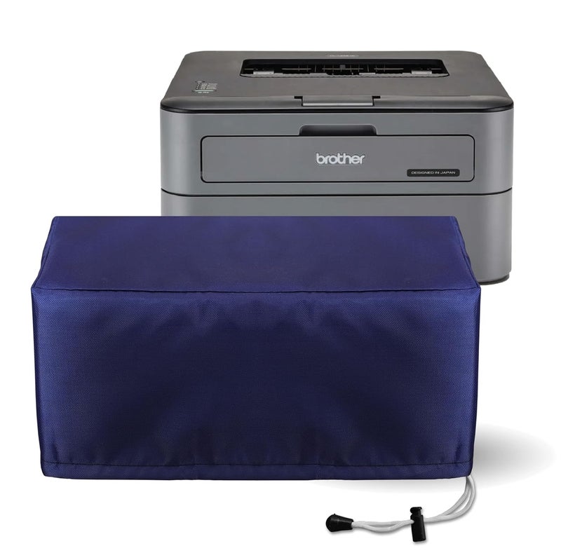 INF Dust Proof Water Proof Washable Printer Cover for Brother HL-L2321D | HL-L2351DW (Blue), Nylon;Polyvinyl Chloride (PVC) - Image 1