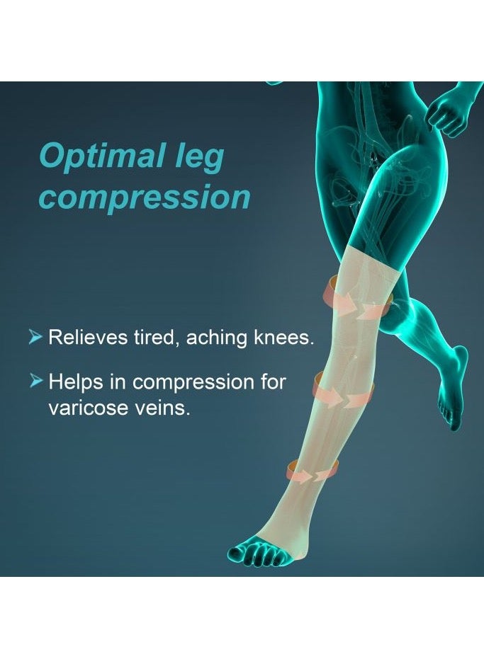 تاينور شراب دوالي اعلي الركبة كلاسيكية (زوج) - Image 2