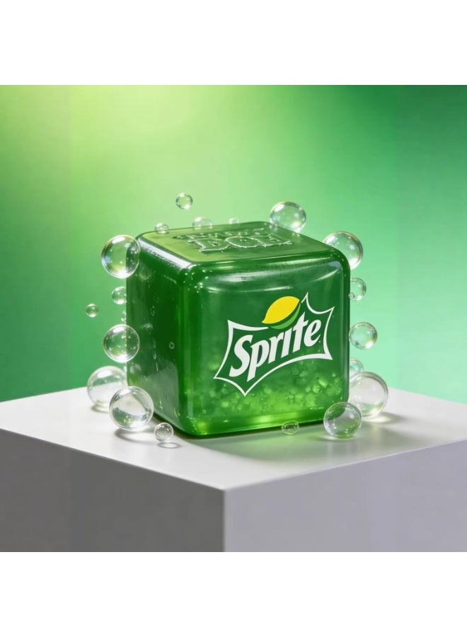 2-PACKS Green Ice Cube Squishy, Soft Gel Squeeze Fidget Toy, Stress Relief Sensory Toy, Cute Sprite Themed Desk Toy, Anxiety Relief Gift for All Ages - Image 2