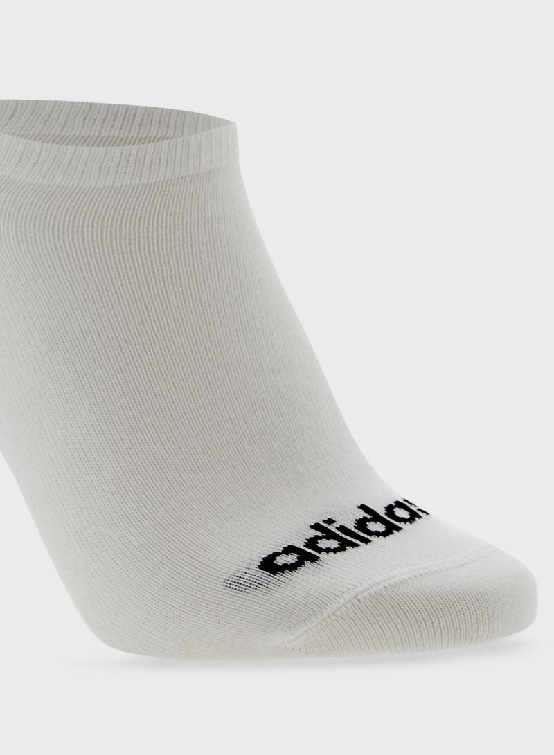 اديداس جوارب أديداس تي لين لو  قطع للرجال والنساء أبيض - Image 3