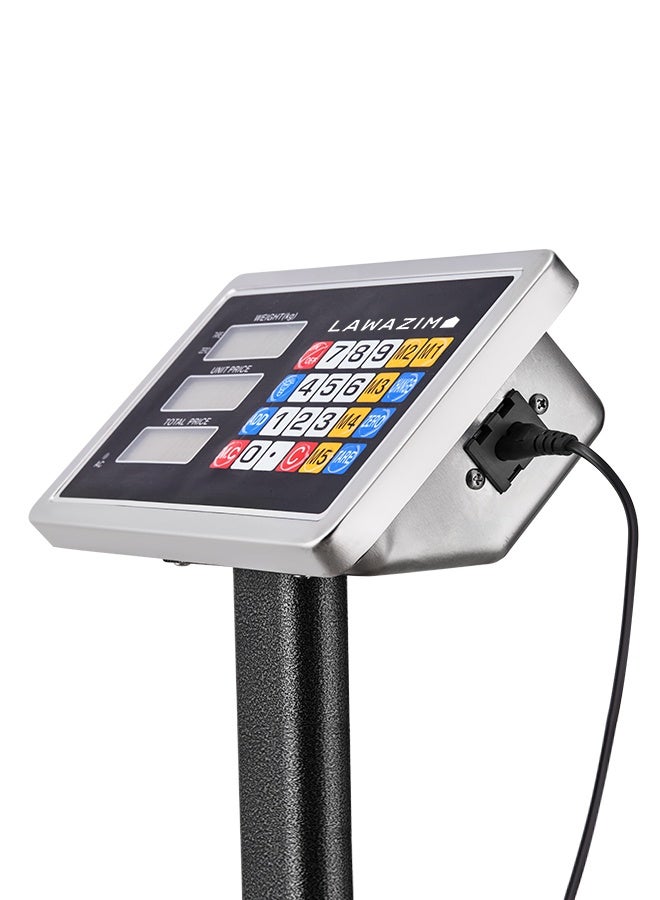 LAWAZIM Electronic Scale - 500kg - Industrial Battery Powered Digital Weighing Scale with Tare Function, Foldable Design, Multi-Window Display - for Retail, Warehouses, Logistics, and Pet Weighing - Image 4