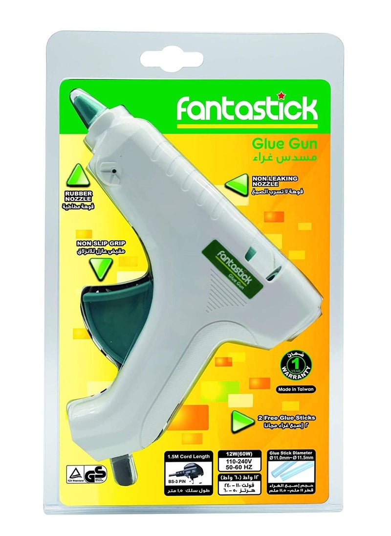 Fantastick 60 Watt Power Regular Glue Gun With A Pack of 10 Glue Sticks  - Image 2