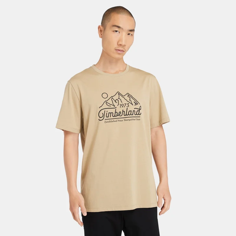 Timberland Men's TFO Mountain Logo T-Shirt