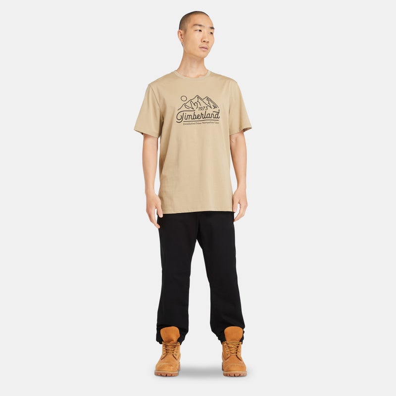 Timberland Men's TFO Mountain Logo T-Shirt - Image 3