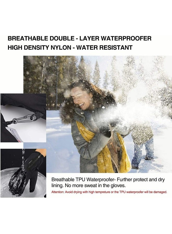 Balhvit 10℉ Waterproof Winter Gloves for Men & Women, Balhvit Breathable Thermal Gloves, 11-Layer Touch Screen Cold Weather Gloves - Image 4