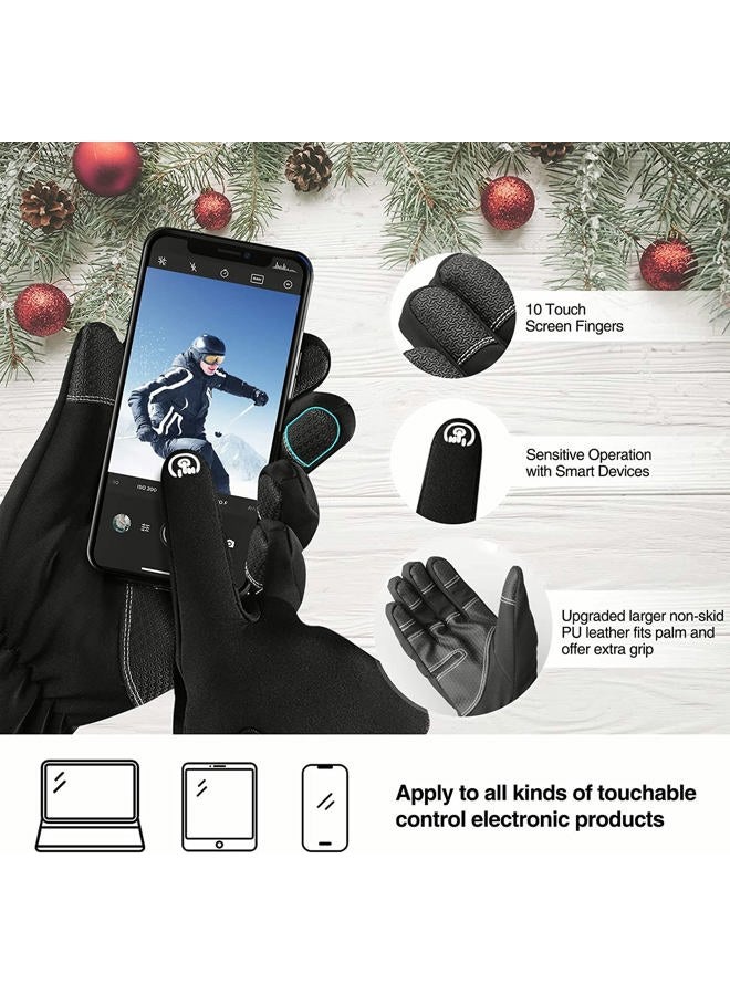 Balhvit 10℉ Waterproof Winter Gloves for Men & Women, Balhvit Breathable Thermal Gloves, 11-Layer Touch Screen Cold Weather Gloves - Image 3
