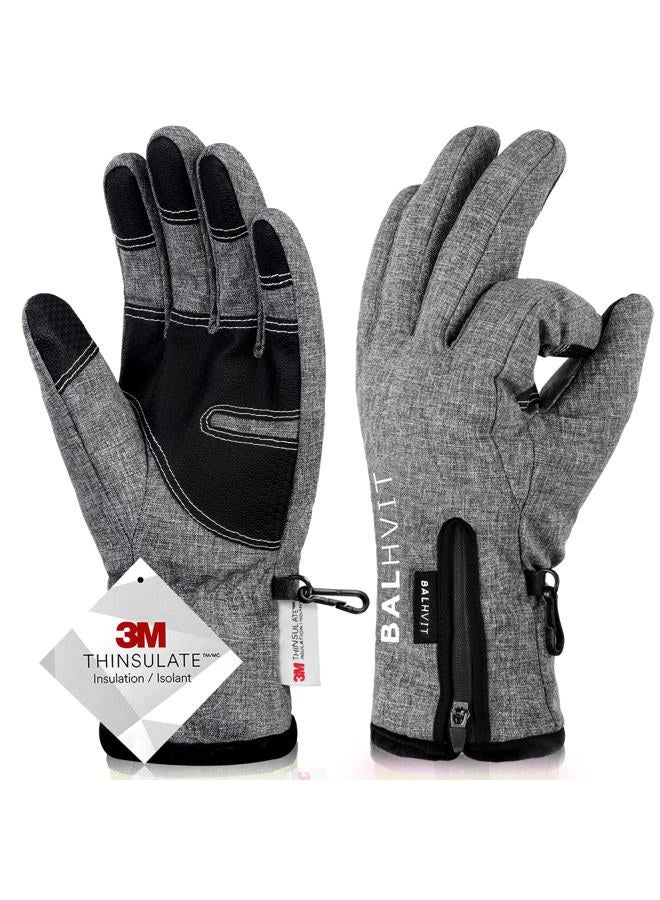 Balhvit 10℉ Waterproof Winter Gloves for Men & Women, Balhvit Breathable Thermal Gloves, 11-Layer Touch Screen Cold Weather Gloves - Image 1