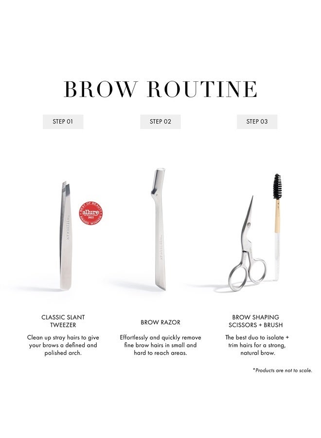 Tweezerman Eyebrow Razor with 3 Replacement Blades and Safety Cap - Image 4