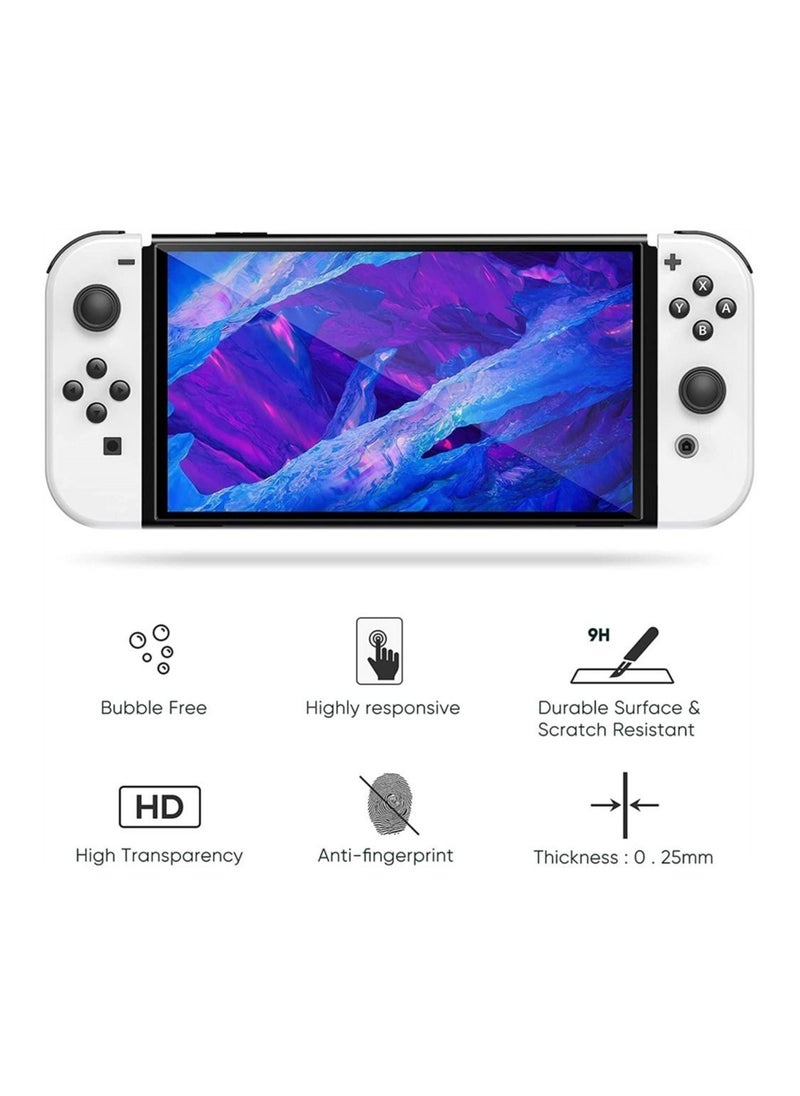 DMG TECH - Game Console Carrying Case, Hard Shell Travel Organizer Accessories with Nintendo Switch, with Screen Protector, Protective Cover Case, Kickstand, Thumb Grip Caps & Game Card Box - Image 1