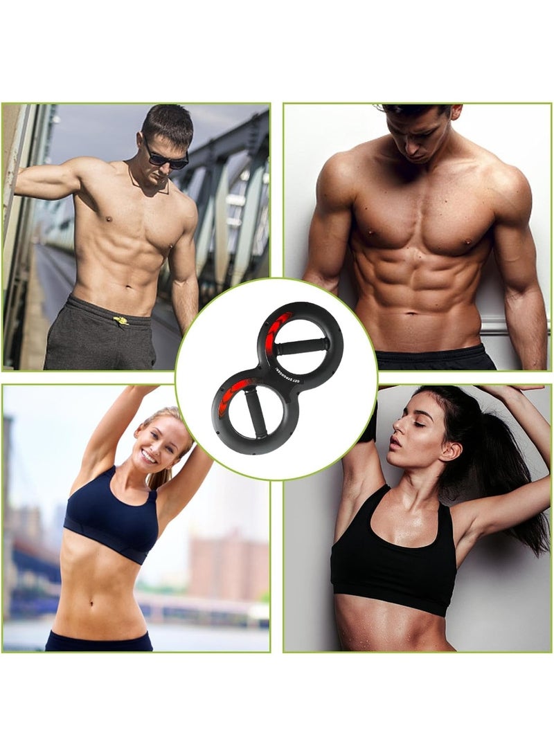 جهاز تدريب متعدد الوظائف لليد والساعد – مقوي قبضة اليد والمعصم – سهل الحمل – تمرن في أي وقت – متوفر بمقاومة 5 كجم و 10 كجم (أسود) - Image 4