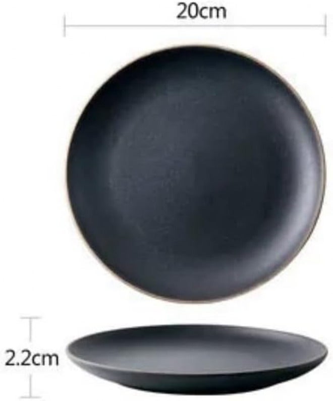 Dinner Plates Ceramic Tableware Creative Bowl Salad Soup Plate Western Steak Dessert Tray Kitchen Salad Bowl - Image 2